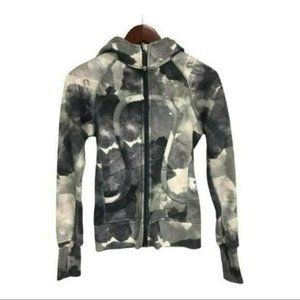 Lululemon Scuba Hoodie Coal Tinted Canvas, Size 2